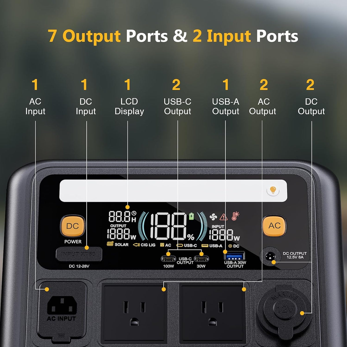 VTOMAN Jump 600X 600W Portable Power Station with 110W Foldable Solar Panel 170W Fast Recharge, 268.8Wh LiFePO4 Battery, 100W USB-C Output, 1200W Surge Solar Generator Kit for Camping, RV, Home Backup