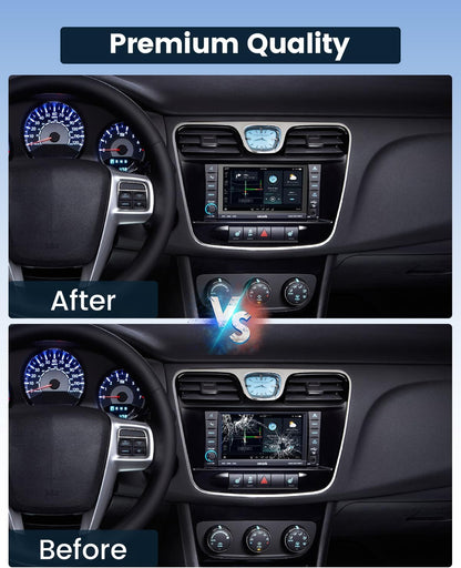 8.4" Uconnect 4C UAQ LCD Monitor Touch Screen Radio Navigation New OEM Replacement Screen Fit for Dodge Challenger/Durango/Jeep Wrangler/Compass/Gladiator/Chrysler 2017-2021