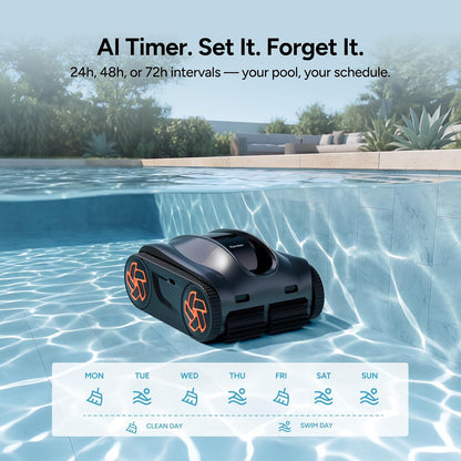 iGarden K Series Cordless Robotic Pool Vacuum – 22,000 LPH Turbo Suction, 7H Runtime, Smart Navigation