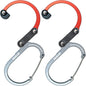 GEAR AID HEROCLIP Medium Carabiner Gear Clip & Hook for Camping & Travel Rotating gear clip and hook keeps backpacks, camping gear, water bottles and travel bags off the ground and within reach.