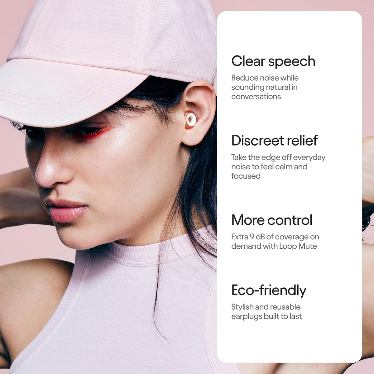 Loop Engage 2 Plus Ear Plugs | 16dB SNR Noise Reduction with Mute Accessories for Clear Speech & Everyday Noise Relief