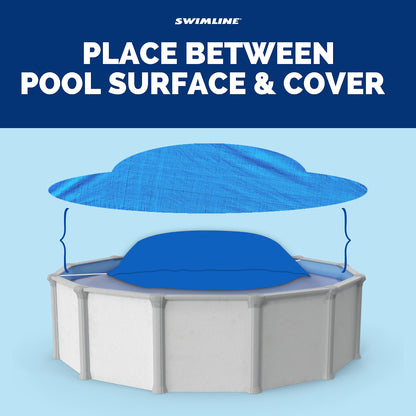 Swimline 4 x 4 Foot Air Pillow, 3-Pack, Heavy-Duty Vinyl Pool Winterizing Air Pillows for Pool Cover Protection, Blue