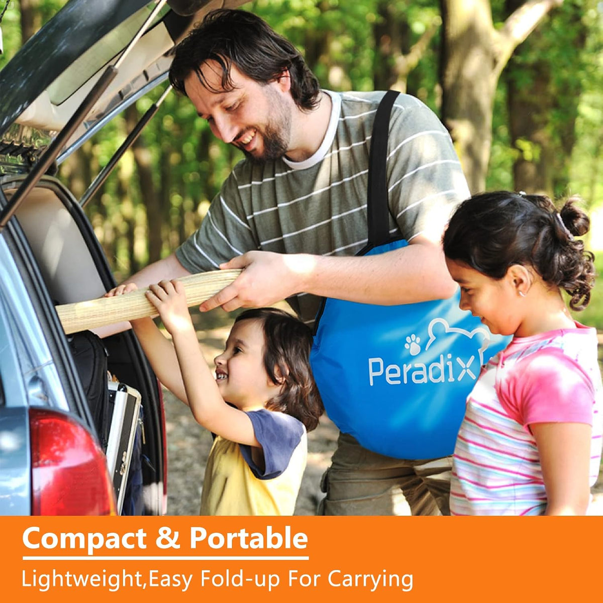 Peradix 4-in-1 Pop-Up Pool Tent for Kids & Pets, Baby Paddling Pool, Ball Pit & Beach Tent with UPF 50+ Canopy and Detachable Mosquito Net