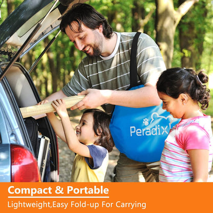 Peradix 4-in-1 Pop-Up Pool Tent for Kids & Pets, Baby Paddling Pool, Ball Pit & Beach Tent with UPF 50+ Canopy and Detachable Mosquito Net