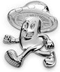 HyperionFlo Essentials Fun Guy Car Badge Emblem, Chrome-Plated ABS Plastic Vehicle Decal, Universal Fit