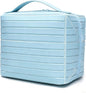 HyperionFlo Essentials Fold-Down Standing Makeup Bag Travel Toiletry Organizer