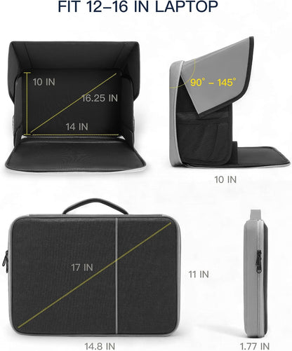 Laptop Sun Shade, Fits 13-16 inch Laptop, UV-Heat Reflective & Water-Resistant Material, Easy to Carry Computer Case for Working Outside,Travel, Beach