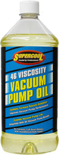 TSI Supercool 33713 Vacuum Pump Oil, 46 cSt Synthetic Vacuum Pump Oil, 32 fl oz Bottle, Non-Misting Anti-Wear Formula