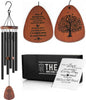 Memorial Wind Chimes with Sympathy Greeting Card, 32-Inch Outdoor Garden Wind Chime for Loss of a Loved One