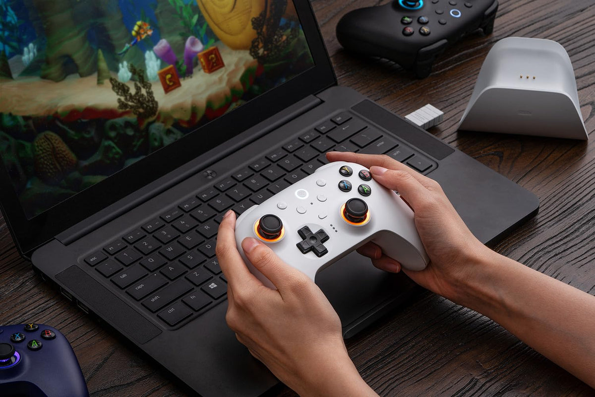 8Bitdo Ultimate 2 Wireless Controller for PC, Apple, Steam & Android, Black