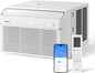 Midea 12,000 BTU Window Air Conditioner with Heat, 550 Sq Ft Smart Inverter Control, Energy Star Rated, Quiet Operation, Electronic Control, Remote, Heat and Dehumidifier Function