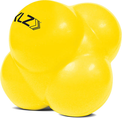 SKLZ Reaction Ball, 3-Inch Six-Knob Reflex and Agility Training Ball for Baseball, Softball & Multi-Sport Training, Yellow