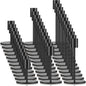 Sieral Candle Holders Bulk Taper Candlesticks Holders Set Modern Decorative Metal Candelabras for Wedding Anniversary Home Dining Table Centerpiece Xmas Party Decor(Matte Black,36 Pcs)