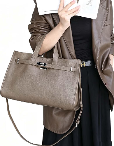 HyperionFlo Essentials Leather Totes Handbag, Shoulder Bag, Sling Crossbody Commuter Hobo Bag for Women