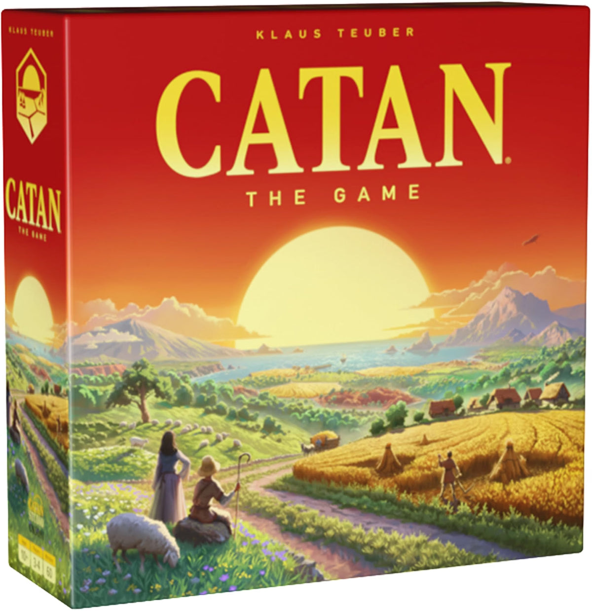 CATAN Board Game 6th Edition, Trade Build & Settle Strategy Game for 3-4 Players, Ages 10+, 60-90 Minute Family Board Game