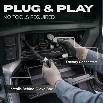 Torqy Auto Start Stop Eliminator for Ford F-150 2021-2026 - Plug & Play Autostop Eliminator Memory Module (Gasoline Models Only NOT for PowerBoost Hybrid) Essential 2025 2024 F150 Accessories