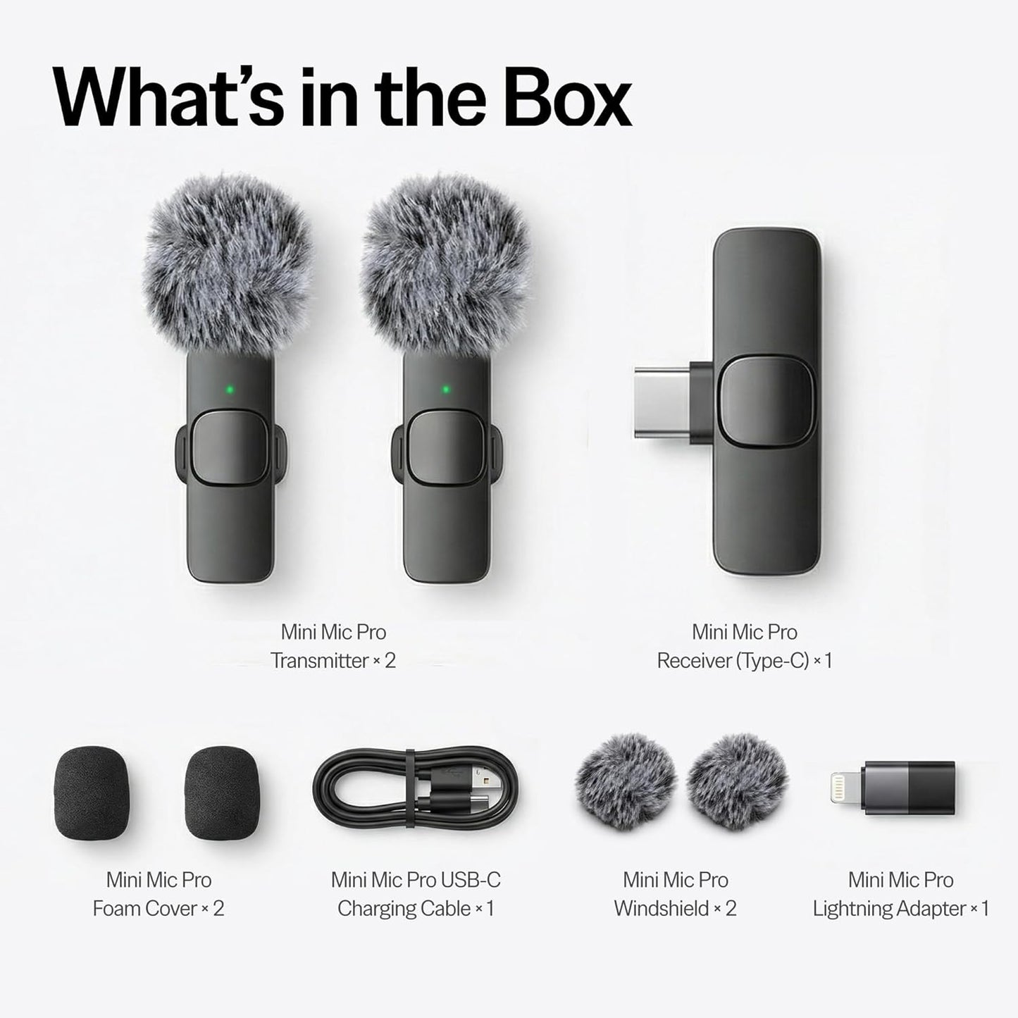 Mini Mic Pro Wireless Lavalier Microphone