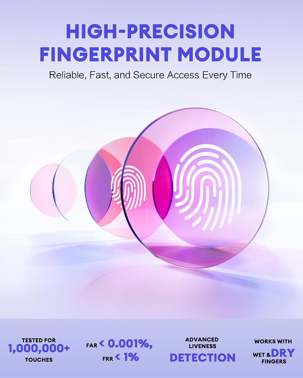 NGTeco GK-MB-1-MG 4-in-1 Employee Time Clock | Face, Fingerprint, RFID & PIN Attendance System with WiFi App