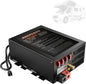 PM4 100 Amp RV Power Converter - Power Converter with Built-in 4 Stage Smart Battery Charger - Multiple Capacities 100A 110V AC to 12V DC 100 Amp Battery Charger RV Power Converter Replacement