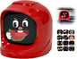 Smart Car Dashboard Robot Ornament, Car Gift (Red, Vibrant Sets) 300+ Dynamic Expressions with Sound Effects, Emotional Driving Companion, Built-in gyro sensor, APP & OTA update.