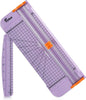 Firbon A4 Paper Cutter, 12 Inch Paper Trimmer with Extended Ruler, Titanium Blade, 12 Sheet Capacity, Light Purple