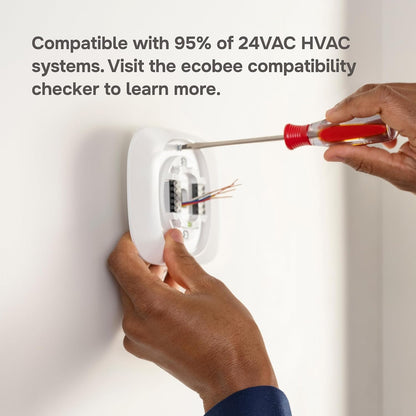 ecobee Smart Thermostat Premium - WiFi, Siri & Alexa Built-In, Smart Sensor