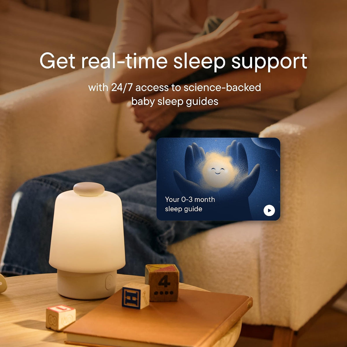 Hatch Baby Sound Machine & Night Light Routine Builder, Putty, Baby Sleep Sound Machine with Customizable Lights & Sounds, Hatch+ Included
