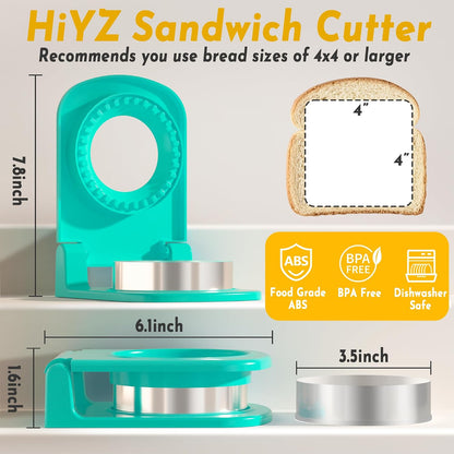 HiYZ Sandwich Cutter and Sealer Crustless Sandwich Maker