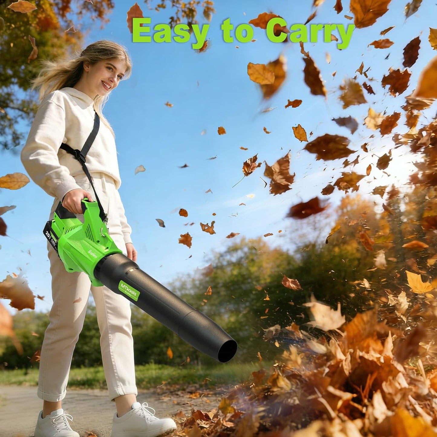 Leaf Blower Cordless, New Upgraded 1200W Brushless Motor Leaf Blower, 700CFM 200MPH with 3 Speed Modes, 160Mins Max Runtime, Handheld Electric Blower for Lawn Care, Yard, Dust & Snow