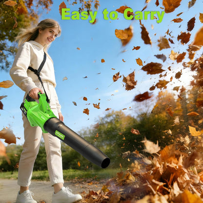 Leaf Blower Cordless, New Upgraded 1200W Brushless Motor Leaf Blower, 700CFM 200MPH with 3 Speed Modes, 160Mins Max Runtime, Handheld Electric Blower for Lawn Care, Yard, Dust & Snow