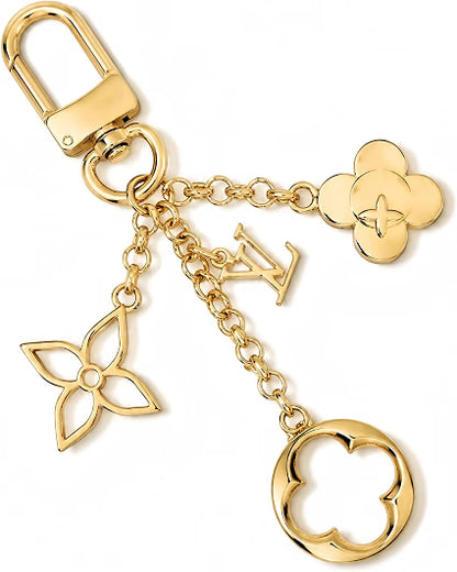 HyperionFlo Essentials Metal Chain Keychain Bag Charm, Gold Bag Hook with Swivel Clasp, Durable Handbag & Backpack Accessory