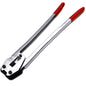 Heavy Duty PET Strapping Sealer&Crimper - 1/2“~3/4” Polypropylene/Strapping Tool with 20" Extension Handle & Ergonomic Design & Harden Steel, Manual Banding Tool for Plastic Strap Sealing