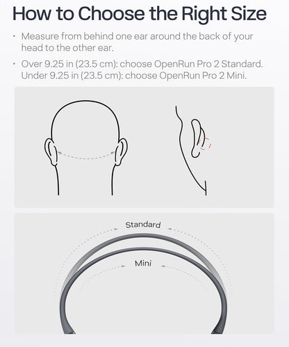 Auriculares deportivos Bluetooth SHOKZ OpenRun Pro 2 de conducción ósea, negro, con tira reflectante; sonido premium DualPitch; percepción del entorno con diseño de oído abierto; micrófono inteligente; IP55; 12h de batería; para correr/ciclismo/senderismo