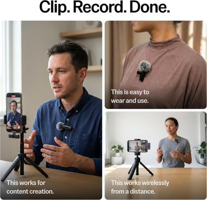 Mini Mic Pro Wireless Lavalier Microphone