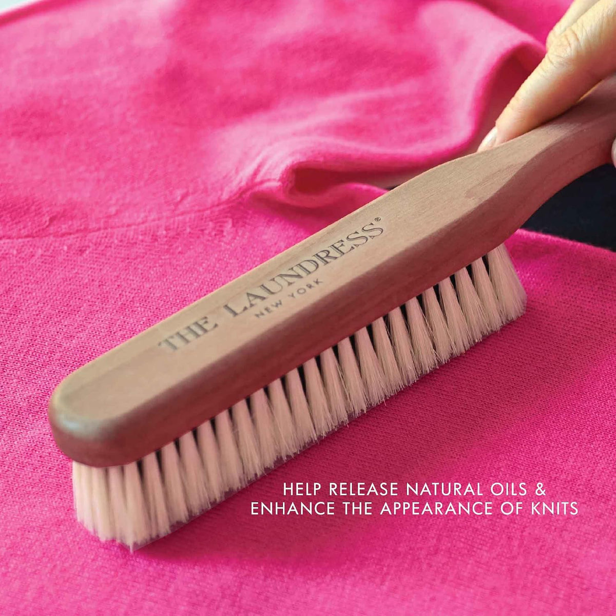 The Laundress Cashmere Brush, Wool, Suede, Garment Lint Brush, Clothing Brush 1 Count