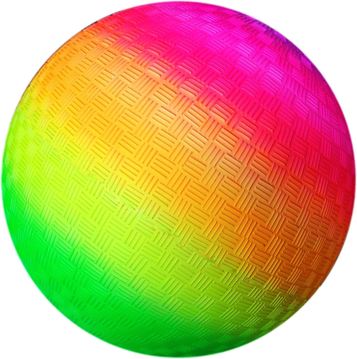 AppleRound 8.5-Inch Dodgeball Playground Balls, 4-Pack with Hand Pump, Textured No-Slip Grip, Inflatable PVC Balls for Kids, Teens & Adults