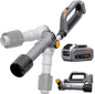 Teslong 20V Brushless Leaf Blower 600 CFM Cordless w/Battery & Charger Adjustable Angle; 600 CFM Airflow; 115 MPH Max Speed; 20V Brushless Motor; Turbo Mode; Dual Air Speed/Air Volume Mode