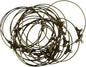 HyperionFlo Essentials 20-Piece 40mm Brass Hoop Earring Findings