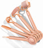 5-in-1 Professional Skin Care Tool Collection | Derma Roller, Rose Quartz Face Roller, De-Puffing Eye Roller, Comedone Extractor or Blackhead Remover & Precision Tweezer