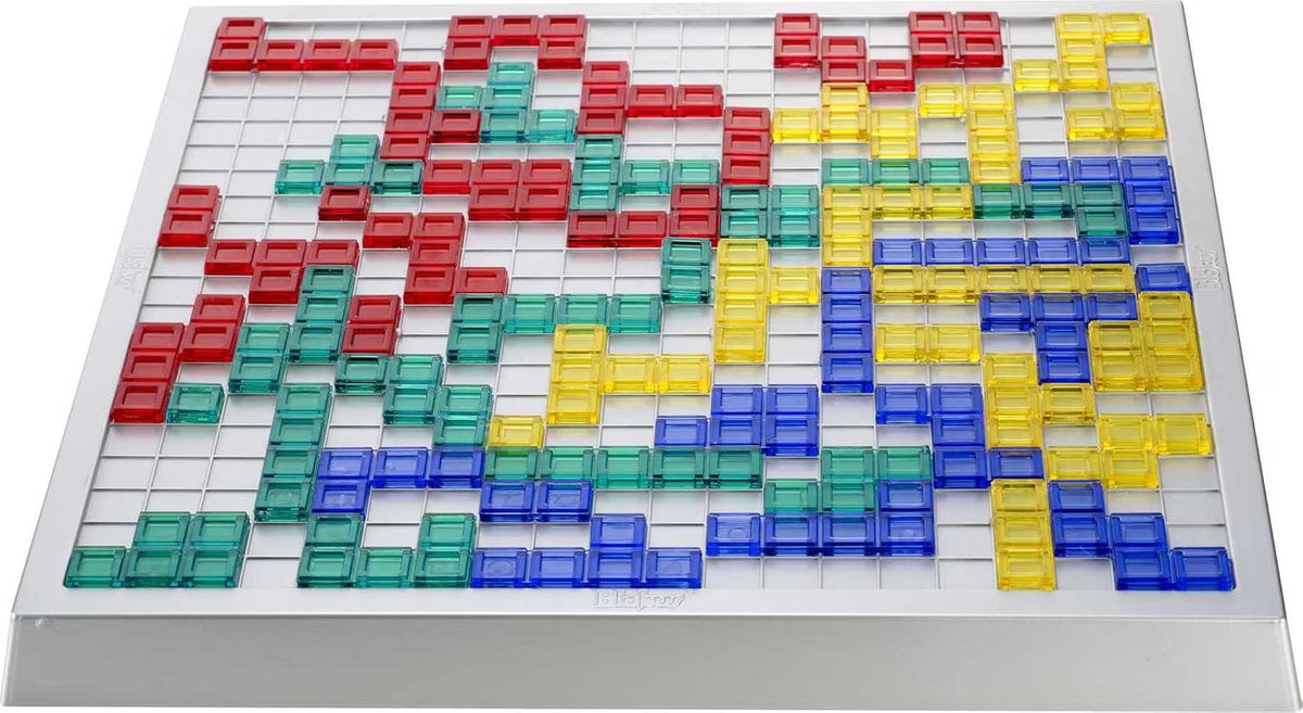 Mattel Games Blokus XL Board Game, Oversized 12 x 12 Inch Strategy Game for Ages 7+, 2–4 Players, Family Indoor Board Game