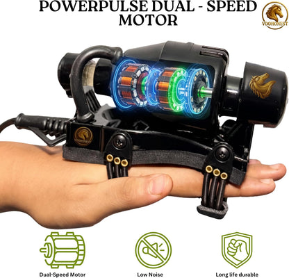 VDOHONEST Powerful Double-Speed Floating Action Full Body Massager, Corded Electric Handheld Percussion Massager, Black