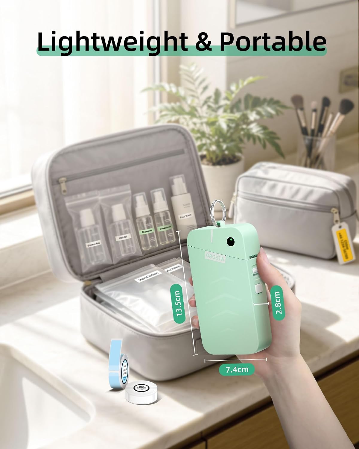 ORGSTA S001 Bluetooth Thermal Label Maker Green