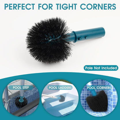 HyperionFlo Essentials 20-Inch 2-in-1 Pool Brush Head