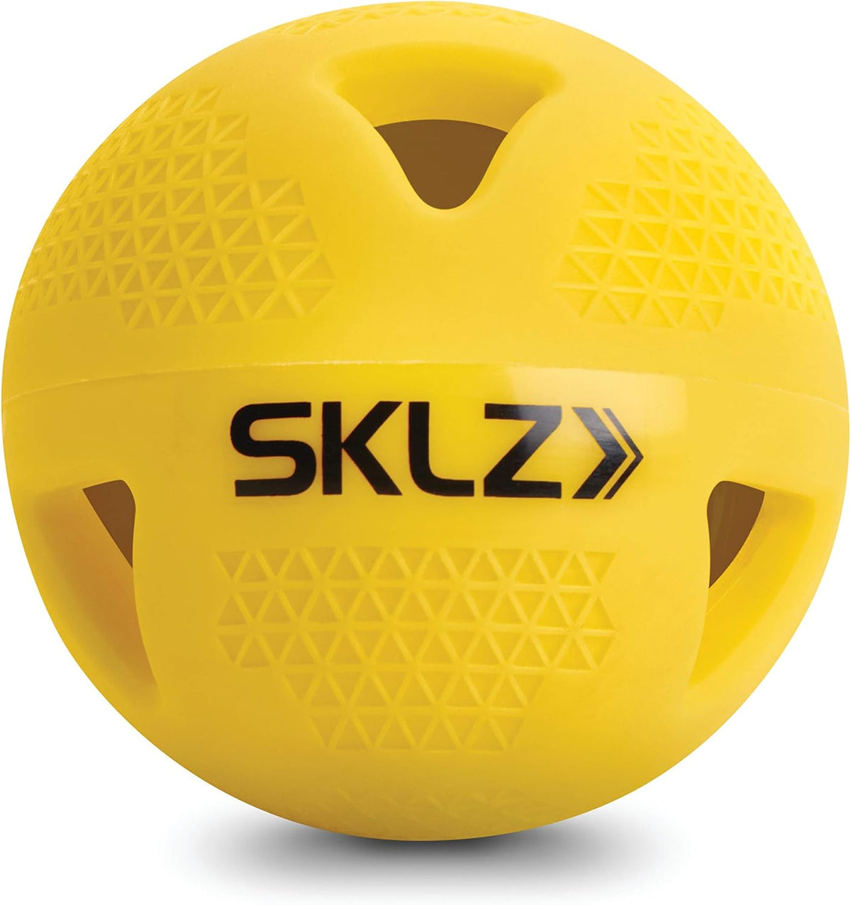 SKLZ Impact Limited-Flight Practice Baseballs, 12-Pack, EVA Pop-Back Training Balls for Baseball Hitting & Pitching, Yellow & Black