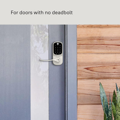Yale Assure Lever Touchscreen Smart Lock with Wi-Fi, Satin Nickel Auto-Lock and Unlock, Wi-Fi Included, Share Access Codes, Only Compatible in the US and Canada