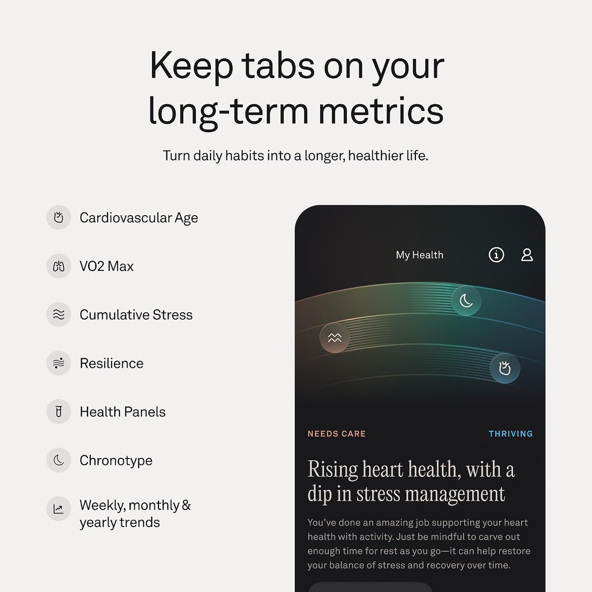 OURA Ring 5 Smart Ring | Silver Size 10, Fitness & Sleep Tracker, Health Monitoring & AI Advisor