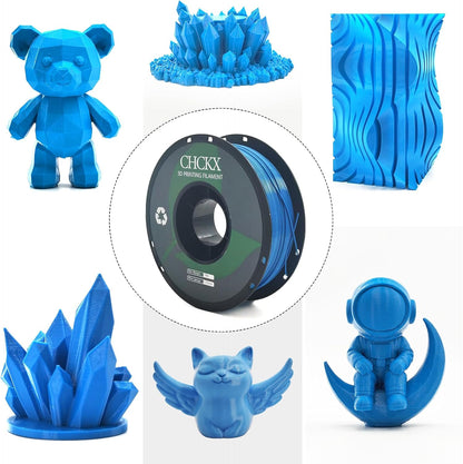 16Rolls PETG Filament Bundle Filament Bulk 1KG 1.75 mm Multicolor High Precision Strong Toughness,1.75 ±0.02mm,Less Stringing,Good Layer Adhesion,3D Printing Filament