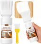 White Touch-Up Paint Pen for Wood,Furniture,Cabinets,6.35 Oz 2-in-1 Paint & Brush,Water-based, Quick-Dry,Combines Primer & Topcoat, no Sanding. For SmallWood DIY Painting/Refinishing