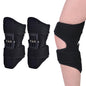 HyperionFlo Essentials 2-Pack Spring Knee Support Brace, Adjustable Patella Support with Dynamic Spring Assistance, Black