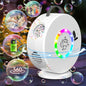 Yevohadt Bubble Machine for Kids & Toddlers, 90°/360° Rotating Automatic Bubble Blower with RGB Light, 4000+ Bubbles Per Minute, Portable Bubble Maker for Parties & Outdoor Play